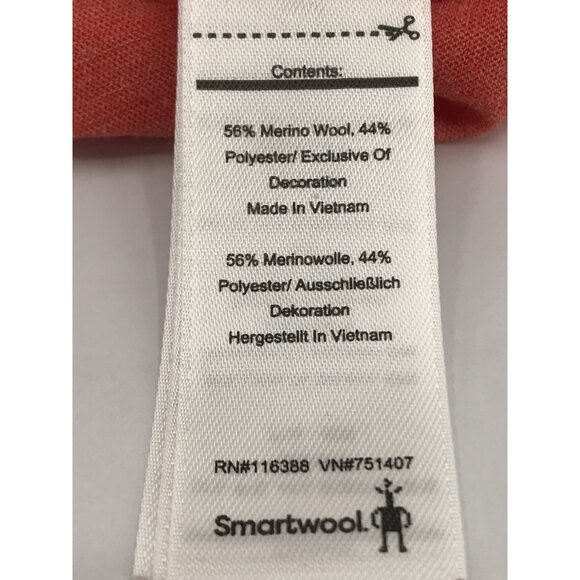 Smartwool Shirt Womens Size Small Orange Steamboat Springs Short Sleeve - Picture 9 of 11